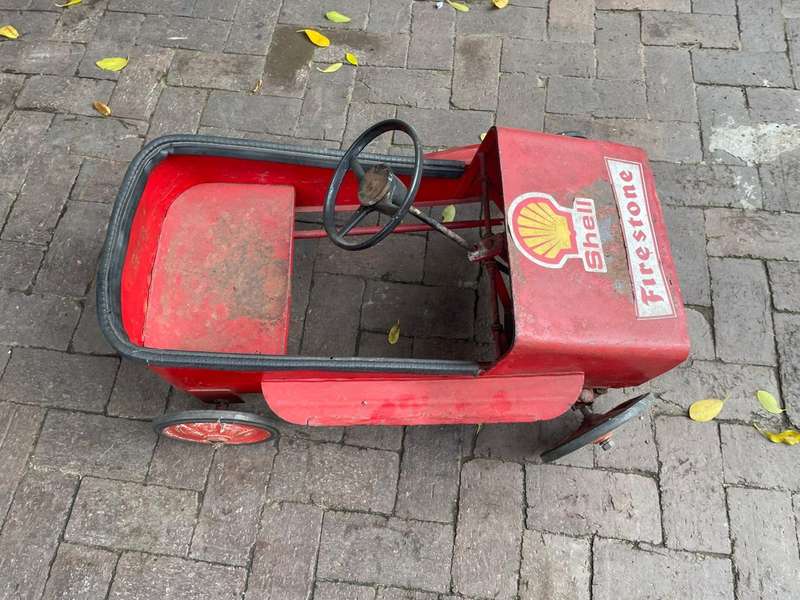 Vintage Tinplate Pedal Car