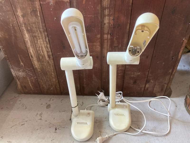 Pair Of Eurolux Folding Lamps circa 1980's