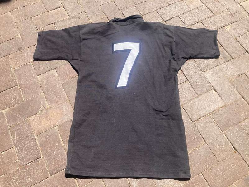 Rugby: Black Kwaggas Players Match Jersey no 7