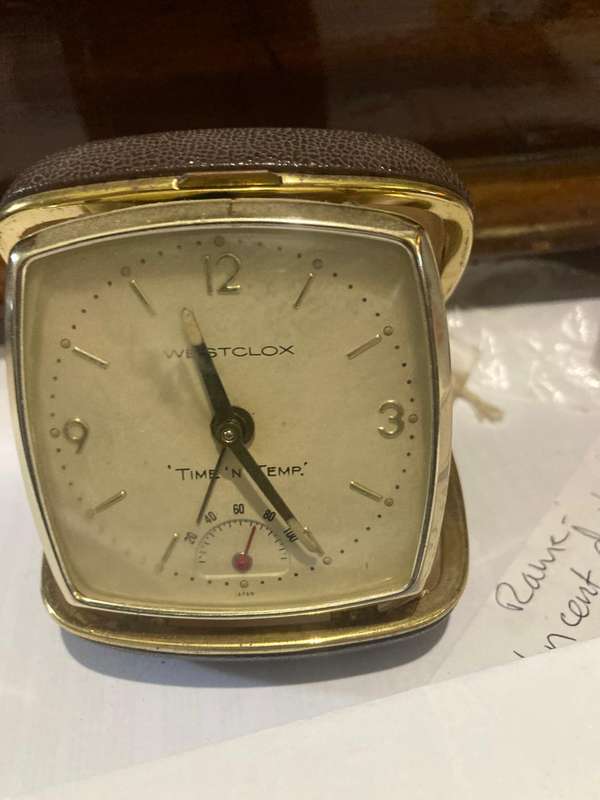 Collection of 10 Vintage Alarm and Travelclocks