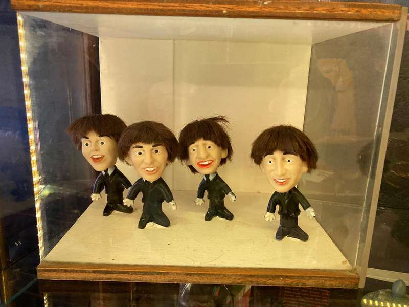 Beatles Remco Dolls in a Display Box circa 1964