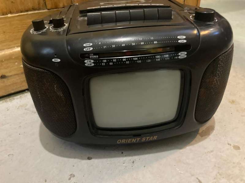 Vintage Orient Star Portable TV/ Radio/ Tape Deck