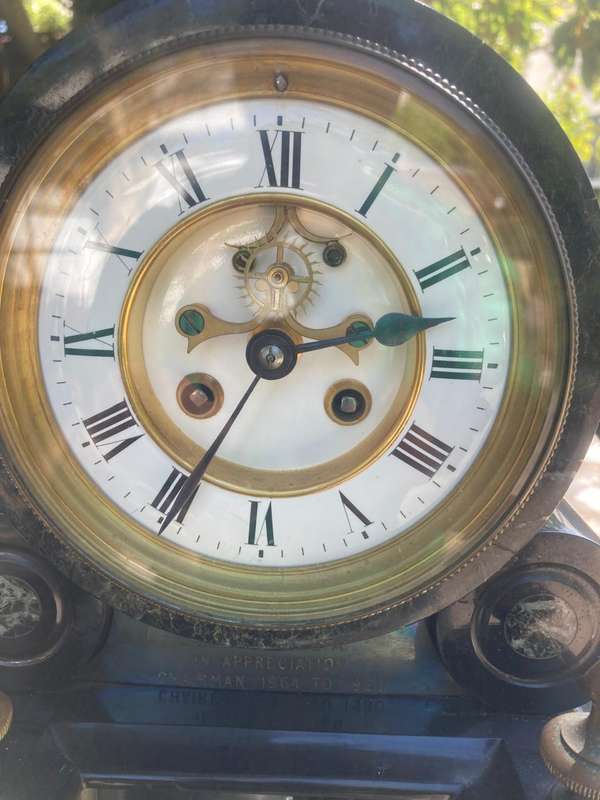 Vintage Slate Clock