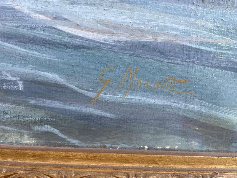 Huge Victorian Oil on canvass (138 x 80 cm )