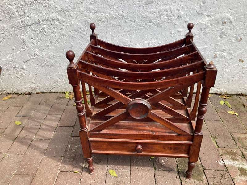 Mahogany Canterbury ( 50 x 38 x 60 cm )