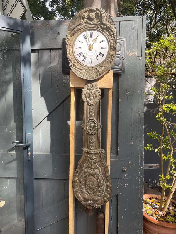 Beautiful Brass French Comtoise Clock ( working)