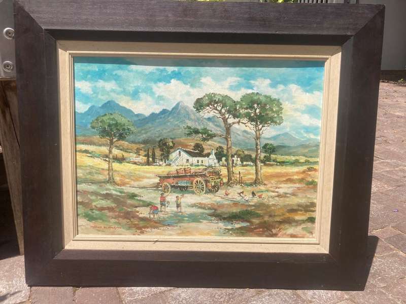 Johnny de Kock Oil on board ( 86 x 70 cm )