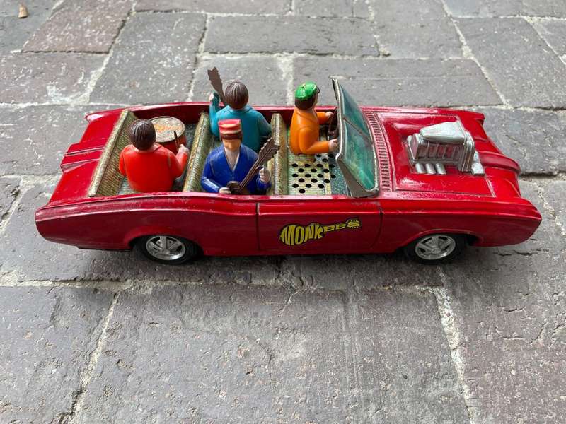 Rare Monkeemobile Tinplate made in Japan