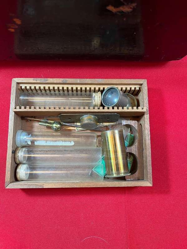 Vintage Brass Microscope J Zentmayer 1876