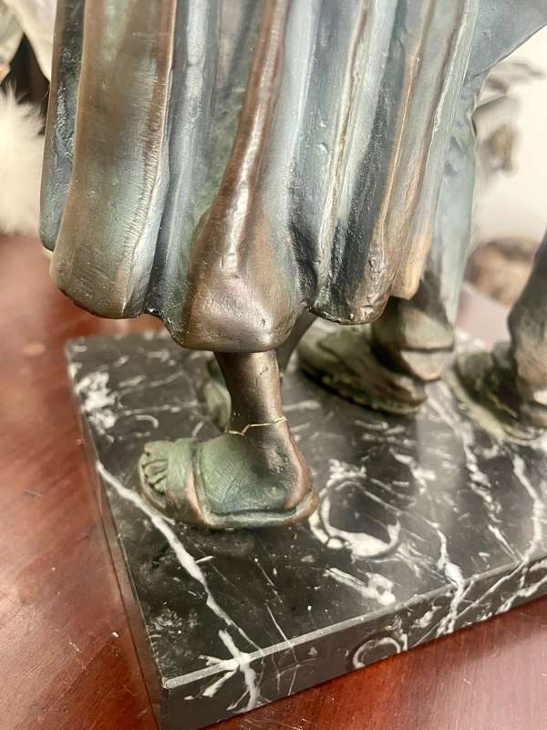 Bronze : Joseph Bofill , Juntos por el Camino, 1942 ( 42 cm )