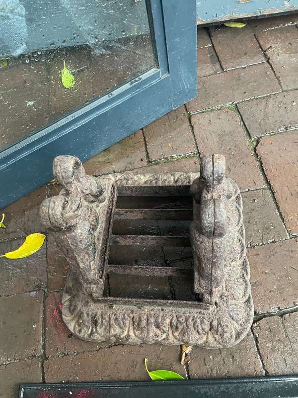 Victorian Cast Iron Bootscraper