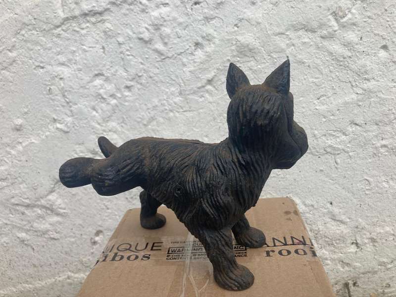 Cast Iron Scotty Dog Doorstop ( 20 x 16 cm )