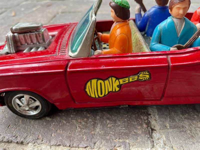 Rare Monkeemobile Tinplate made in Japan