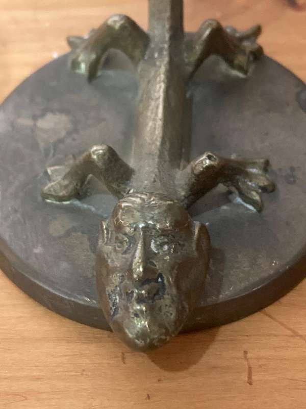 Pair of Brass Candelsticks ( 15 cm high)