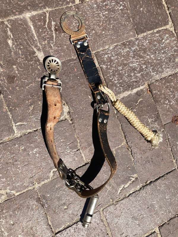 Vintage Voortrekker Belt with Rope and Whistle