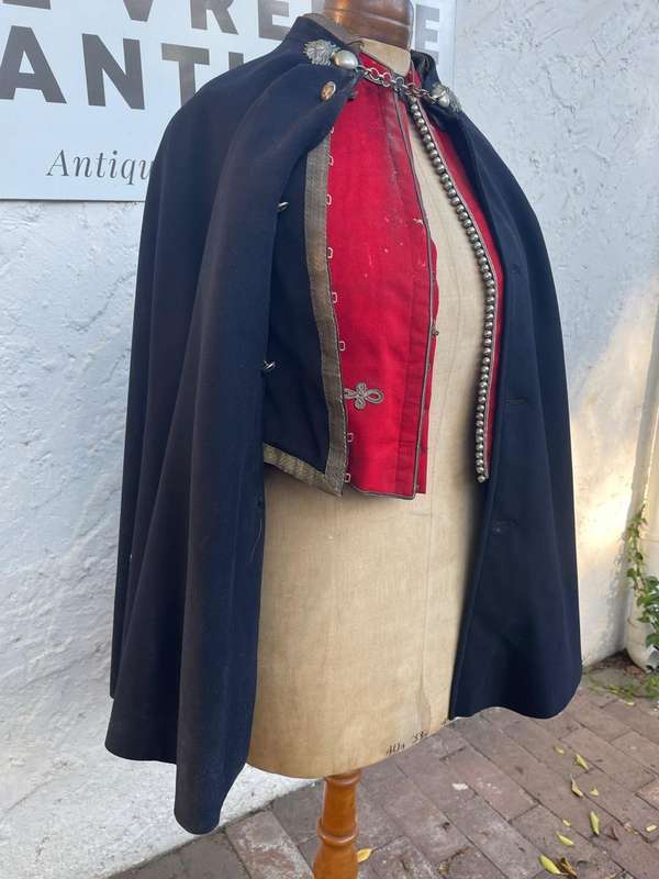 Victorian Army Officers Waistcote and Jacket plus Royal Artillery Dress Cape