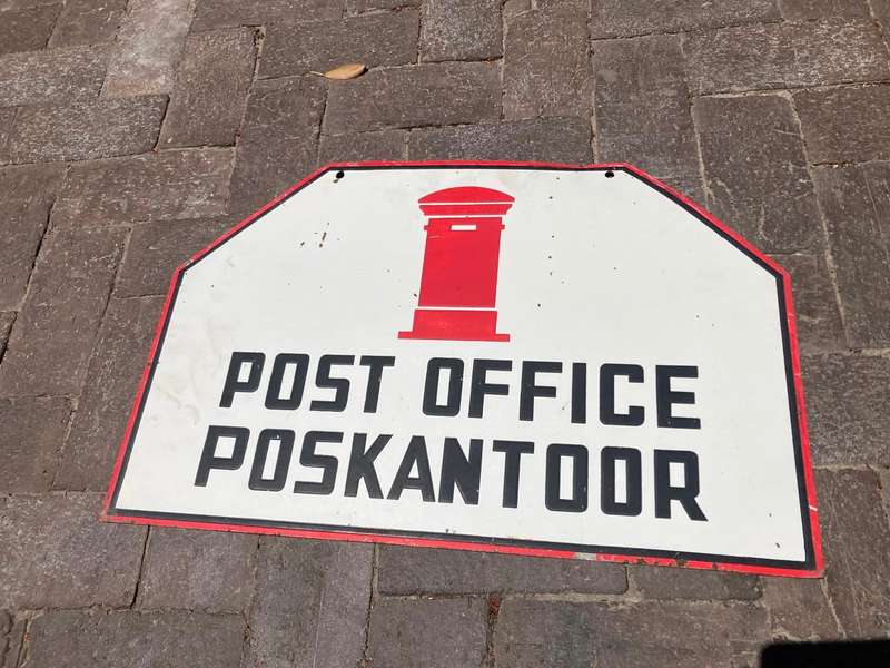 Original Doublesided Poskantoor Sign (60 x 40 cm )