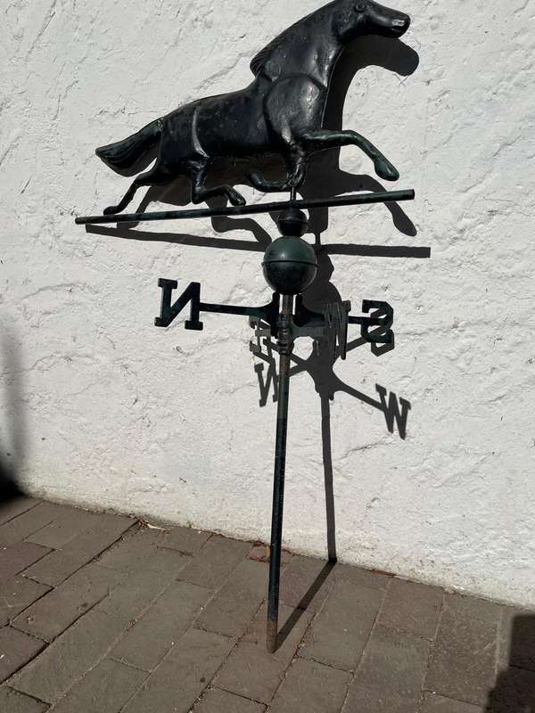 Rare Original Metal Horse Weathervane from Backwood Studfarm ( 115cm )
