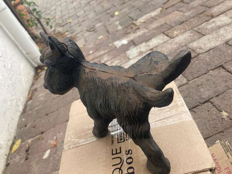 Cast Iron Scotty Dog Doorstop ( 20 x 16 cm )