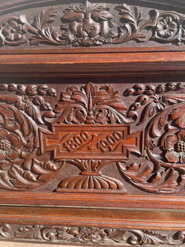 Beautiful Mahogany Bed circa 1900 ( 204 x 119 x 115 cm )