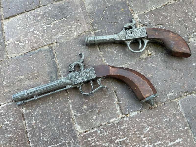Pair of Flintlock Display Pistols