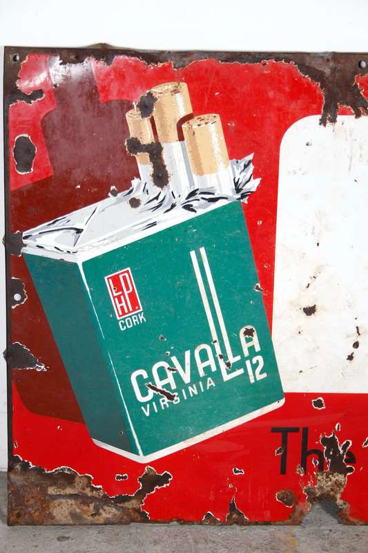 Original Cavalla Cigarette Sign ( 185 x 85 cm )