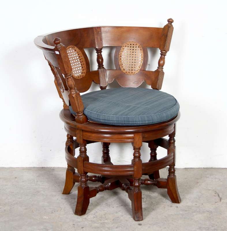 Vintage Stinkwood Tub Chair