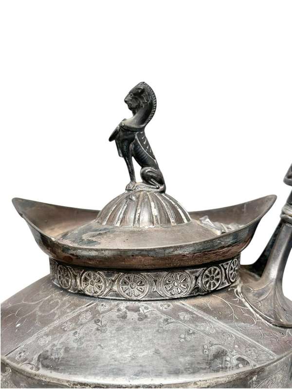 Rare Read and Barton Silverplated Tea/Cofffeepot set. Circa 1873
