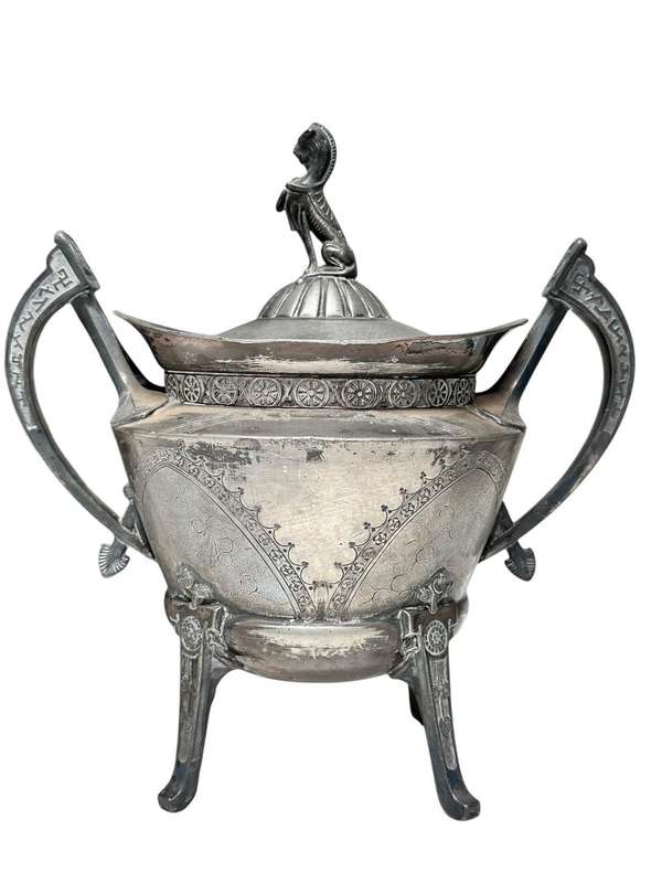Rare Read and Barton Silverplated Tea/Cofffeepot set. Circa 1873