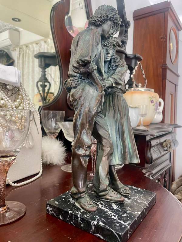 Bronze : Joseph Bofill , Juntos por el Camino, 1942 ( 42 cm )