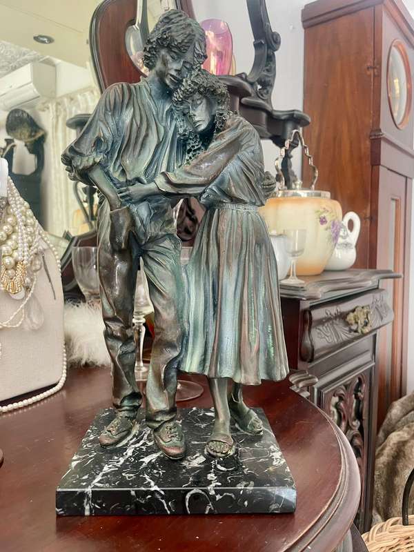 Bronze : Joseph Bofill , Juntos por el Camino, 1942 ( 42 cm )