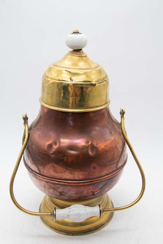 Dutch Brass and Copper Doofpot ( 19th century , 41 cm )