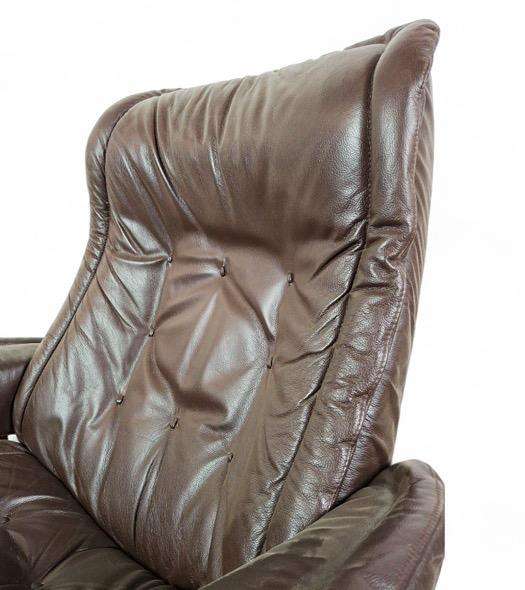 Ekornes Stressless Leather Chair and Footstool
