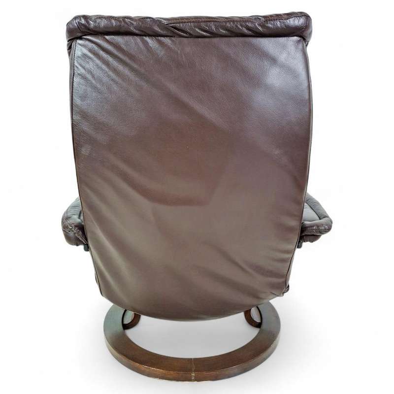 Ekornes Stressless Leather Chair and Footstool