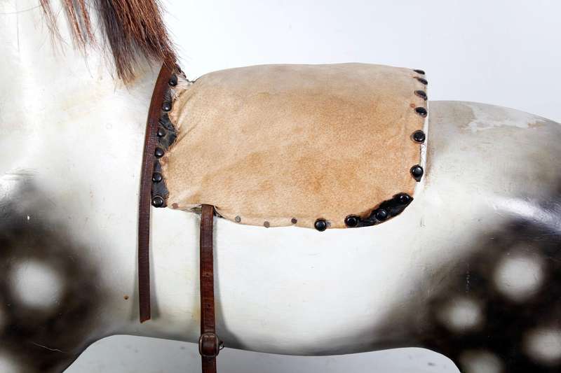 Rare Victorian Rocking Horse ( 124 x 35 x 116 )