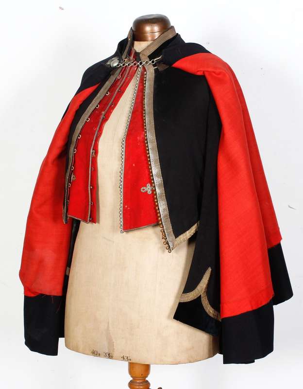 Victorian Army Officers Waistcote and Jacket plus Royal Artillery Dress Cape