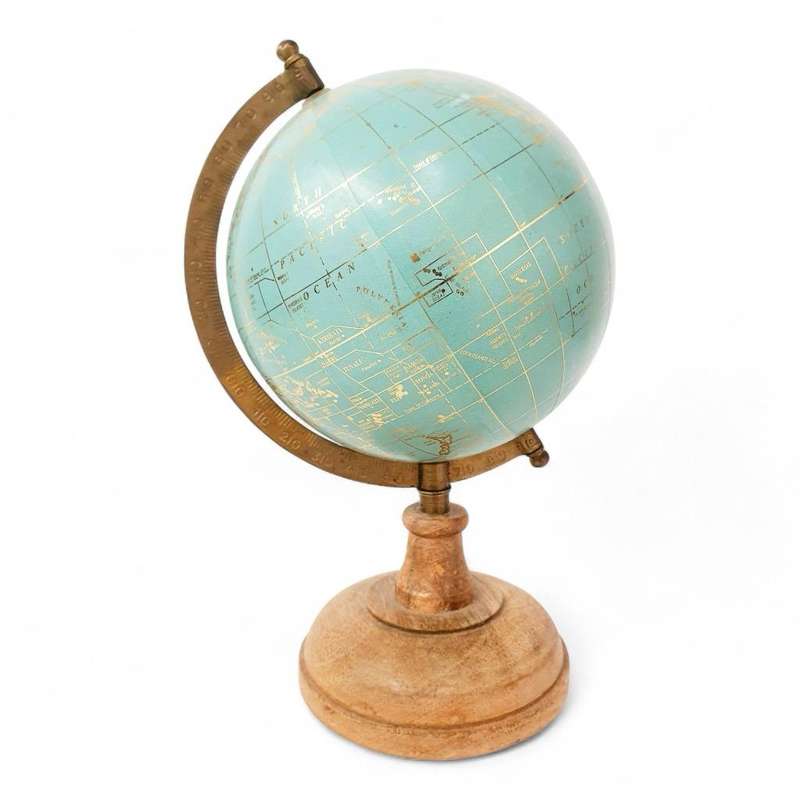Beautiful Globe on Wooden Stand( 28 cm )