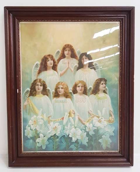 Rare Print: The Heavenly Choir( 76 x 60 cm )
