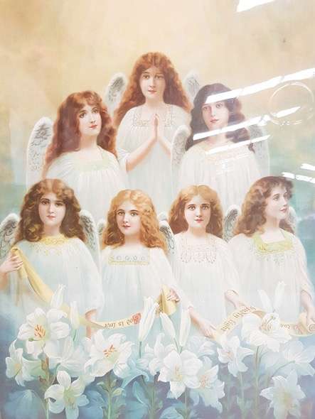 Rare Print: The Heavenly Choir( 76 x 60 cm )