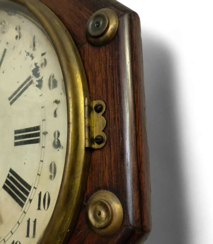 Mahogany Cased Calendar Clock ( 64 x 42 x 12 cm )