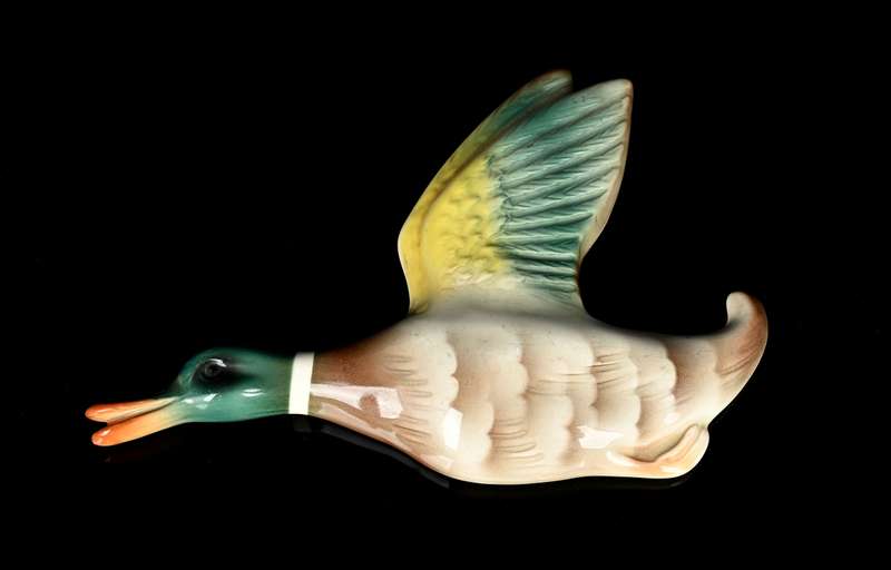 Mid Century Keele Street Pottery set of 3 Flying Ducks ( Largest 18 x 13.5 )