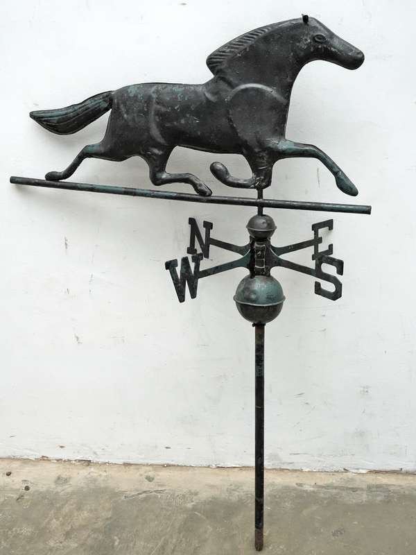 Rare Original Metal Horse Weathervane from Backwood Studfarm ( 115cm )