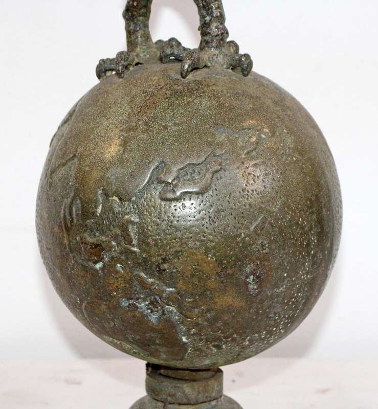 Rare Huge Bronze Eagle on a Globe ( 50 x 50cm )