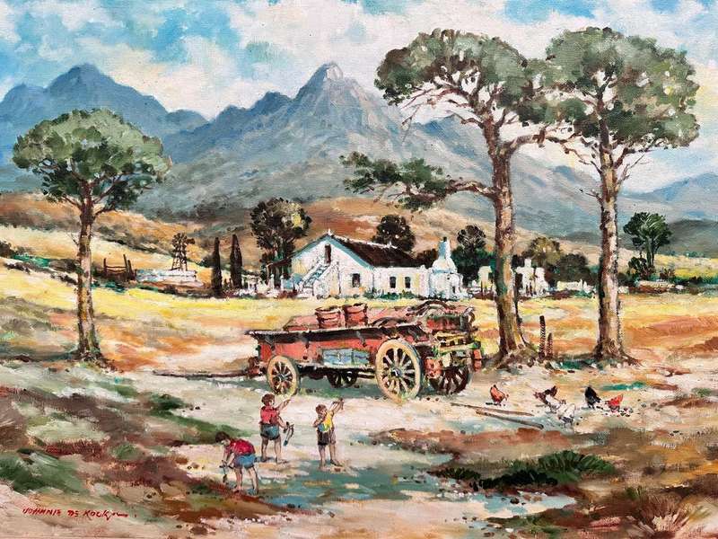 Johnny de Kock Oil on board ( 86 x 70 cm )