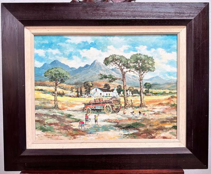 Johnny de Kock Oil on board ( 86 x 70 cm )
