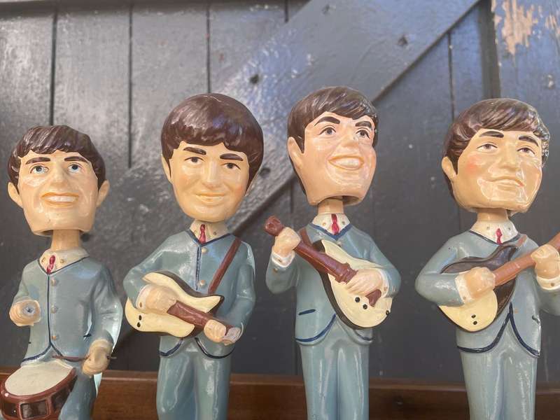 Rare set of Beatles Bubblehead Dolls circa 1964