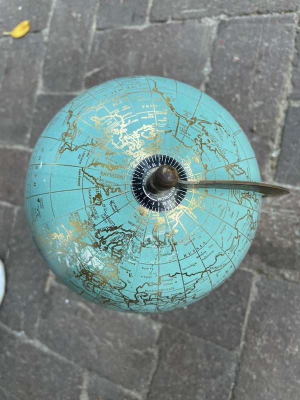 Beautiful Globe on Wooden Stand( 28 cm )