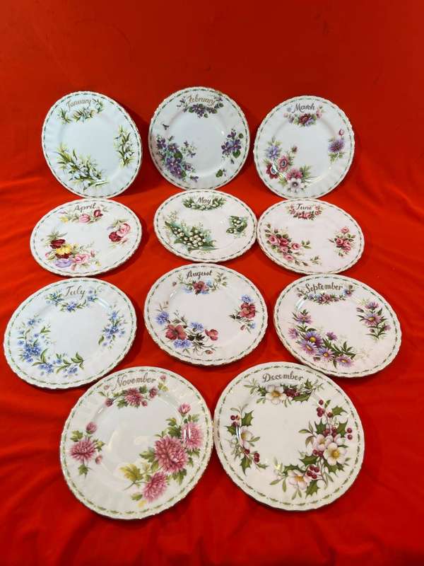 Royal Albert : Flower of the Month Series ( all except October)