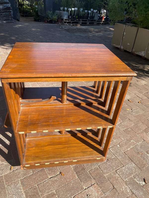 Beatiful Teak Revolving Boodcase ( 90 x 68 x 55 cm )