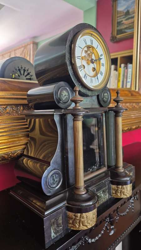 Vintage Slate Clock
